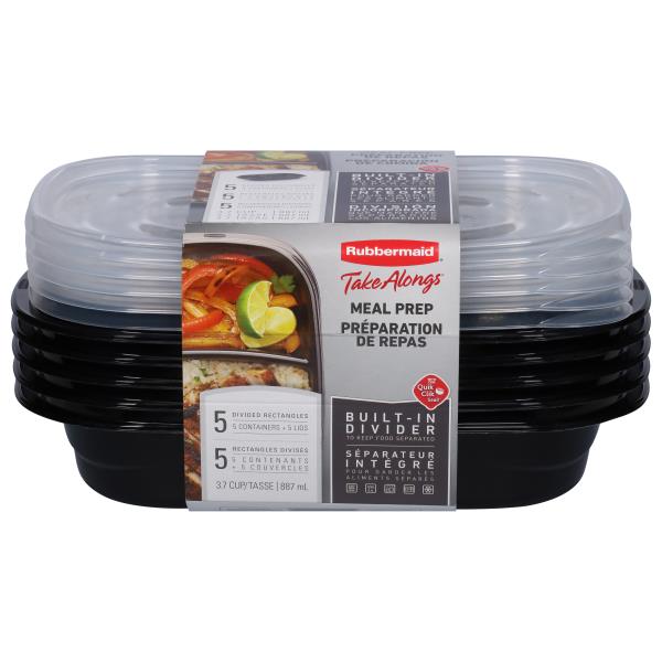 Rubbermaid® Take Alongs Meal Prep Rectangle BPA-Free Plastic Food Storage  Container, 5 pk - Kroger