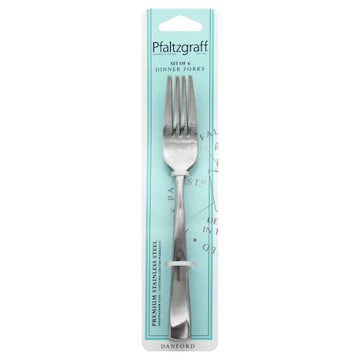 Pfaltzgraff Dinner Forks, Premium Stainless Steel, Set of 6
