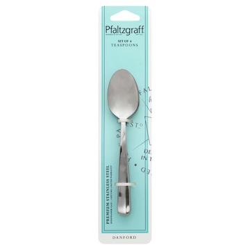 Pfaltzgraff Teaspoons, Danford, Premium Stainless Steel, Set of 6
