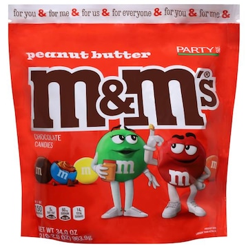 M&M's Peanut Butter Party Size Chocolate Candies