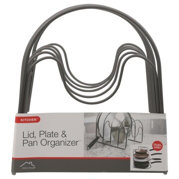 Spectrum Kitchen Organizer, Lid, Plate & Pan