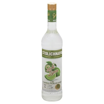 Stolichnaya Vodka, Premium. Lime Flavored