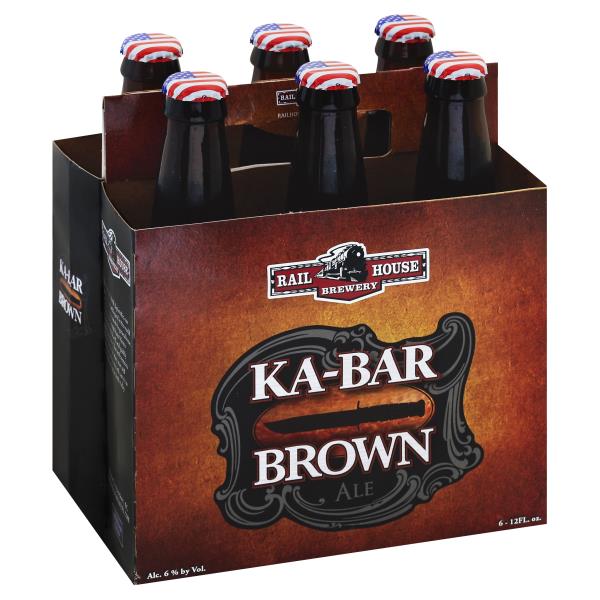 Rail House Beer, Brown Ale, KaBar Publix Super Markets