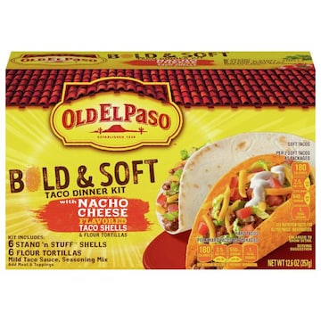 Old El Paso Taco Dinner Kit, Bold & Soft