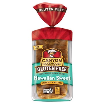 Canyon Bakehouse Canyon Bakehouse Hawaiian Sweet Gluten Free Bread, Whole Grain Sandwich Bread, Fresh, 15 oz Loaf