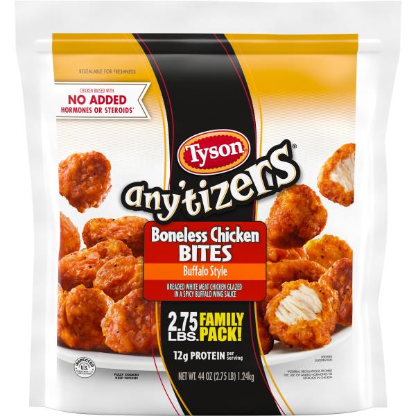 Tyson Any'tizers Tyson Any'tizers Buffalo Style Boneless Chicken Bites Family Pack, 44 oz