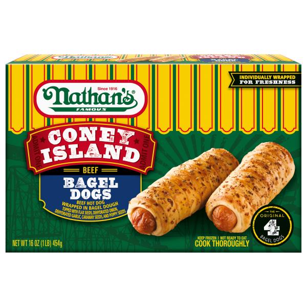 Nathan's Famous CONEY ISLAND BAGEL DOGS, BEEF Publix Super Markets