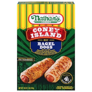 Nathan's Famous CONEY ISLAND BAGEL DOGS, BEEF