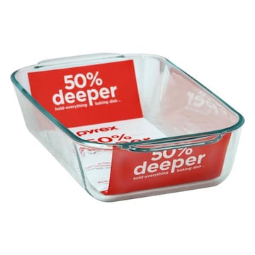 Pyrex Baking Dish, Deep Glass, 3.1 Quart