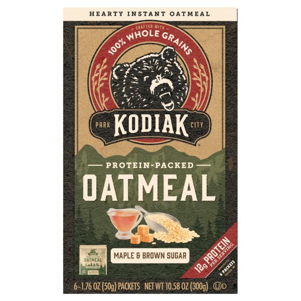 Kodiak Oatmeal, Maple & Brown Sugar, Protein-Packed | Publix Super Markets