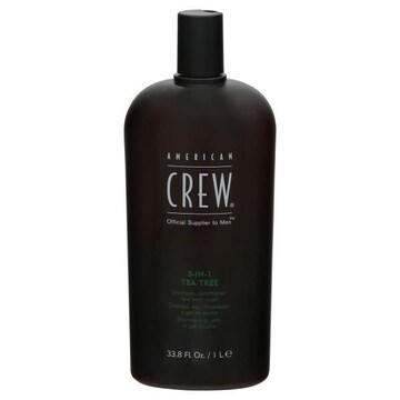 American Crew Shampoo, Conditioner and Body Wash, Tea Tree, 3-in-1