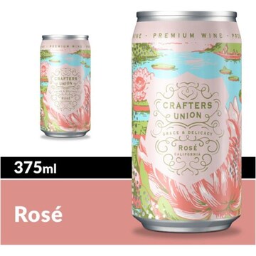 Crafters Union Rose Wine Can