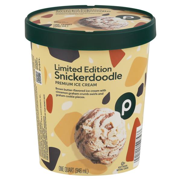 Publix Ice Cream, Premium, Snickerdoodle | Publix Super Markets