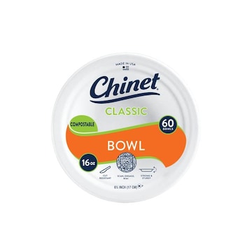 Chinet Classic 16oz Bowl (60 Count)