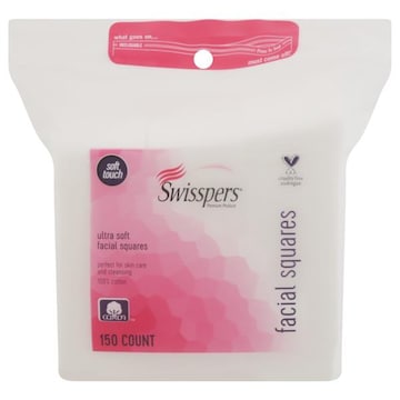 Swisspers Facial Squares, Ultra Soft