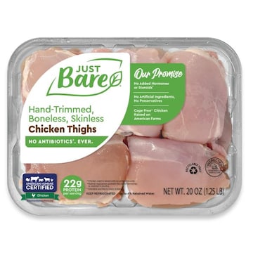 Just Bare® Hand-Trimmed Boneless Skinless Chicken Thighs