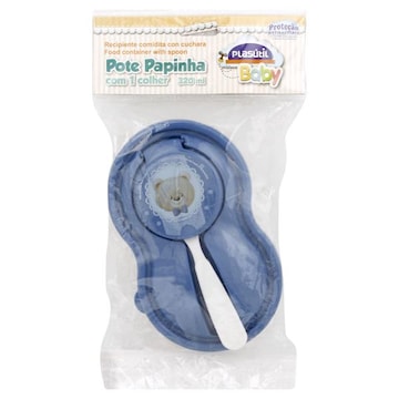 Plasutil Food Container, with Spoon