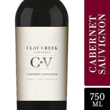 Clay Creek Vineyards California Cabernet Sauvignon red wine, 750mL, 13.5% ABV