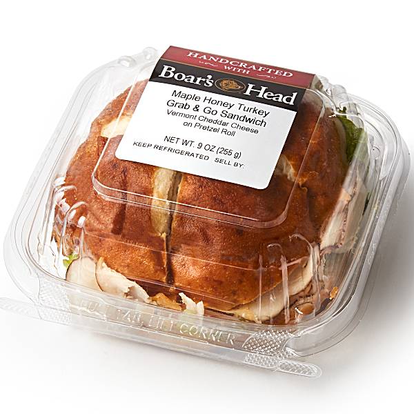Boar's Head Honey Maple Turkey on a Pretzel Roll Publix Super Markets
