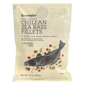 GreenWise Chilean Seabass Fillets, Wild, Sustainably Sourced, Frozen