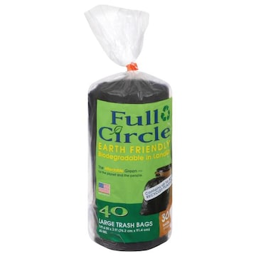 Full Circle Trash Bags, Large, 30 Gallon