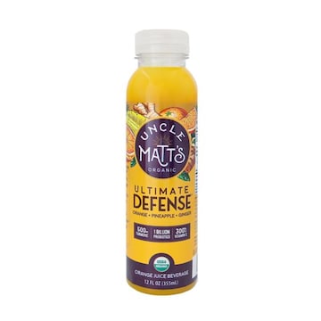 Uncle Matt's Organic Orange Juice with Turmeric & Probiotics