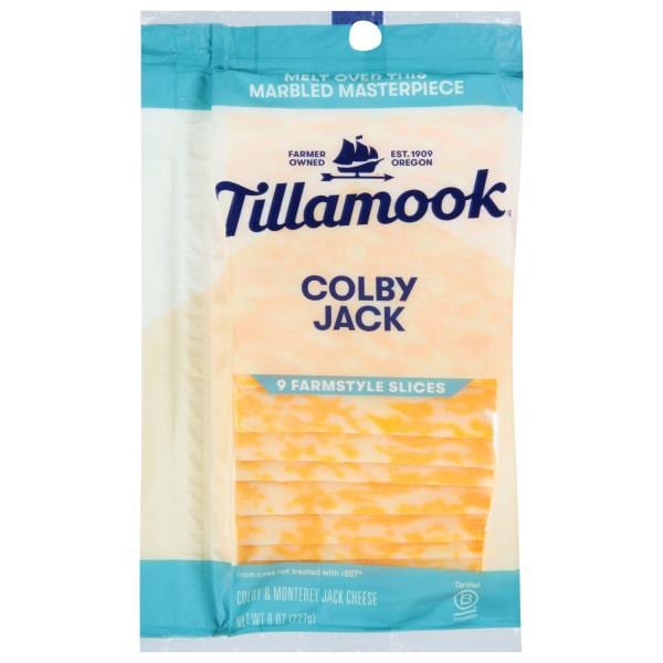 Tillamook Cheese Slices, Colby Jack, Farmstyle Publix Super Markets