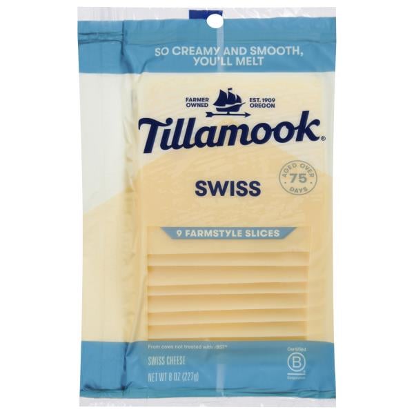 Tillamook Cheese Slices, Swiss Publix Super Markets