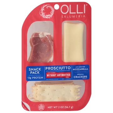 Olli Salumeria Snack Pack, Prosciutto/Mozzarella/Crackers