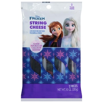 Disney Princess String Cheese, Low-Moisture, Mozzarella Cheese, Part-Skim