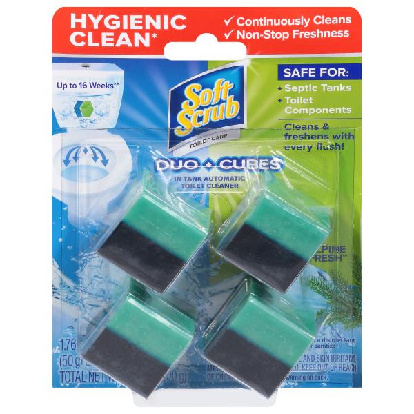 Soft Scrub In-Tank Automatic Toilet Cleaner, Alpine Fresh, Duo Cubes