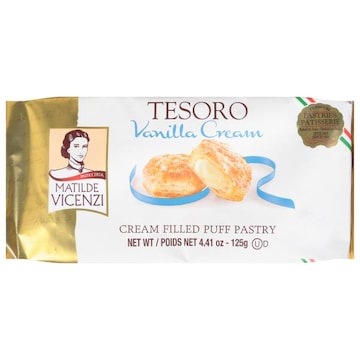 Matilde Vicenzi Puff Pastry, Cream Filled, Vanilla Cream