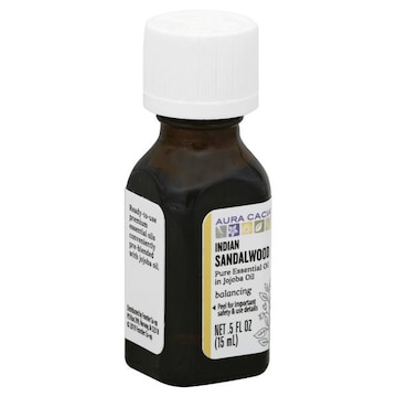 Aura Cacia Pure Essential Oil, Indian Sandalwood, Balancing