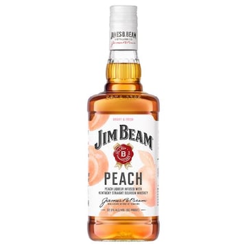 Jim Beam Bourbon Whiskey, Kentucky Straight, Peach