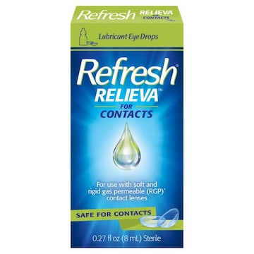 Refresh Relieva Eye Drops, Lubricant, for Contacts