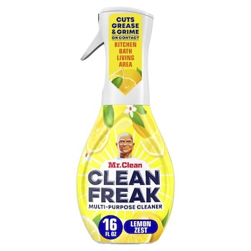 Mr. Clean Clean Freak Deep Cleaning Mist Multi-Surface Spray, Lemon Zest Scent, 1 Starter Kit, 16 fl oz
