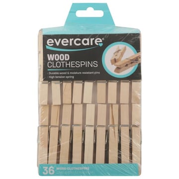 Evercare Clothespins, Wood