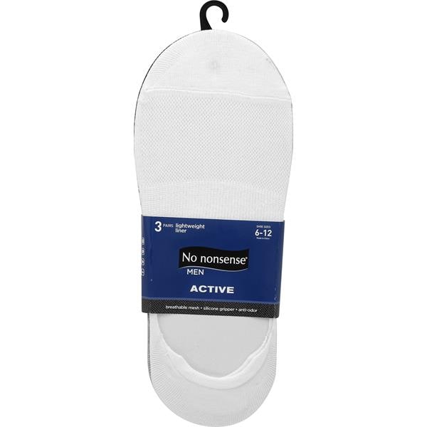 No Nonsense Active Liner, Lightweight, Men, Shoe Sizes 612 Publix