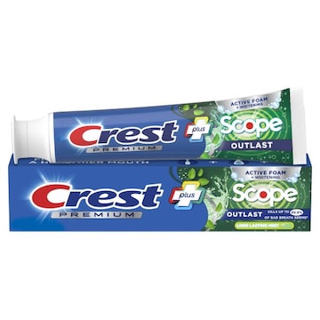 Crest Premium Plus Premium Plus Scope Outlast Toothpaste, Long Lasting Mint, 7.2 oz