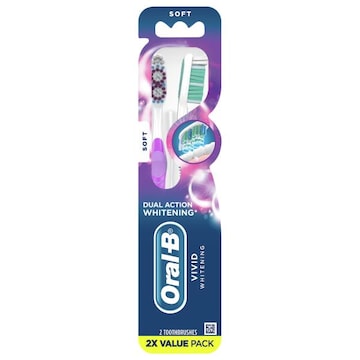 Oral-B Toothbrushes, Medium, 2 Value Pack