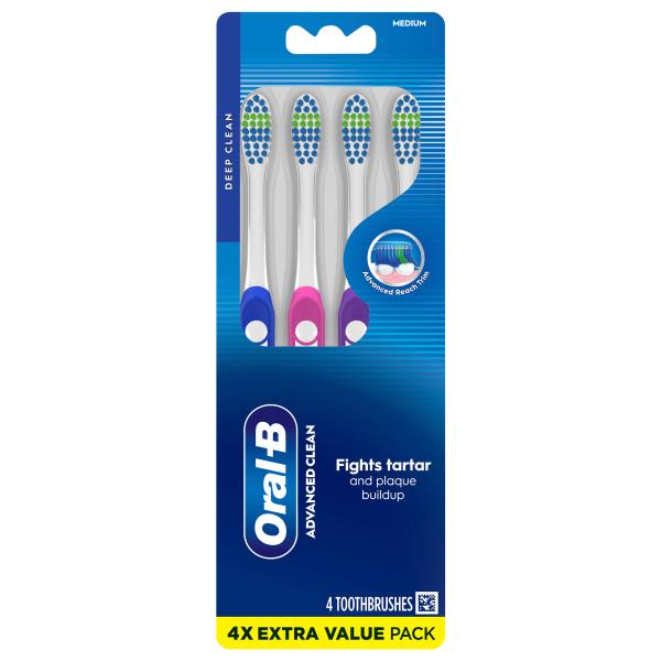 Oral-B Indicator Toothbrushes, Medium, Extra Value Pack | Publix