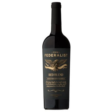 The Federalist Red Blend Aged in Bourbon Barrels for 6 Months California Wine