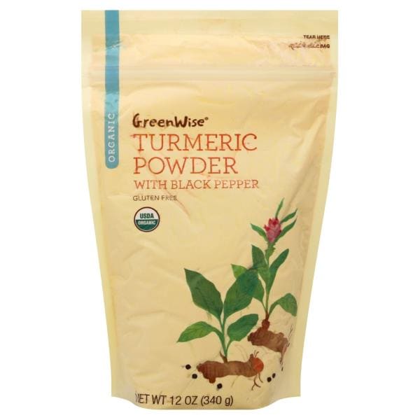 GreenWise Turmeric Powder, with Black Pepper, Organic Publix Super