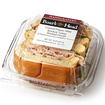 Boar's Head Cracked Peppermill Turkey Brioche