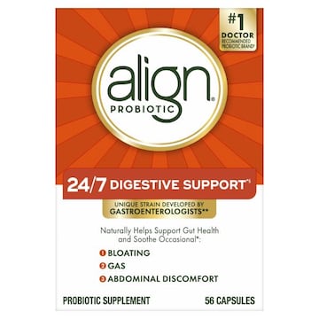 Align Digestive Support Probiotic, Daily Probiotic Supplement, 56 Capsules