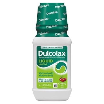 Dulcolax Laxative, Liquid, Cherry Flavor
