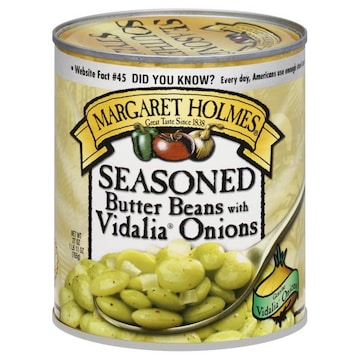 Margaret Holmes Butter Beans with Vidalia Onions, Seasoned