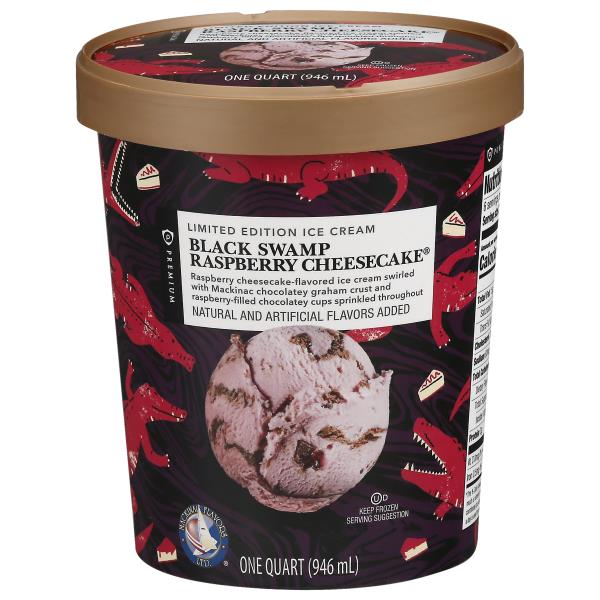 Publix Ice Cream, Black Swamp Raspberry Cheesecake Publix Super Markets