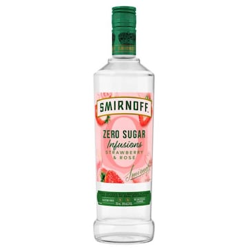 Smirnoff Strawberry & Rose Zero Sugar Infusions Vodka