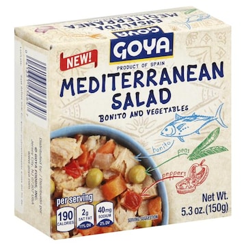 Goya Mediterranean Salad, Bonito and Vegetables